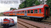 Polish Starter Set w/ Sm42 Diesel Locomotive & 2 Passenger Cars in Polregio Livery
