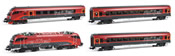 3pc Austrian Railjet Set Rh1216 of the OBB