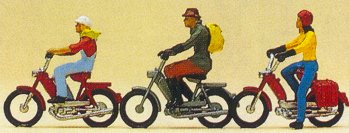 Preiser 10125 - Motorbike w/rider      3/