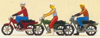 Preiser 10126 - Moped w/rider          3/