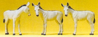 Preiser 10151 - Donkeys                3/