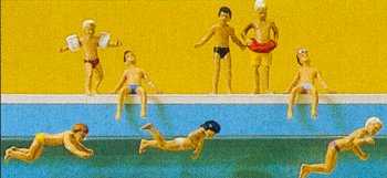 Preiser 10307 - Children at the pool