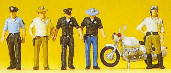 Preiser 10370 - Policemen, USA