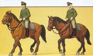 Preiser 10390 - German mounted police