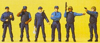 Preiser 10396 - US SWAT Police