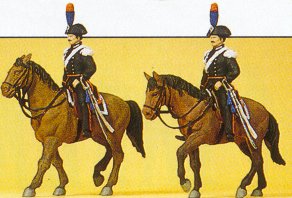 Preiser 10398 - Italian mounted police