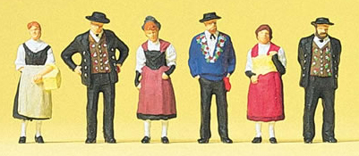 Preiser 10509 - Swiss National Costumes