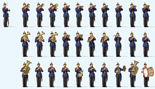 Preiser 13255 - Military Band around 1900.  