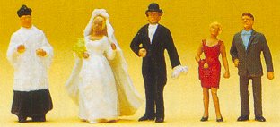 Preiser 14058 - Wedding group catholic