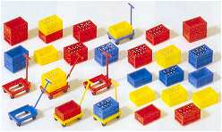 Preiser 17113 - Plastic boxes kit