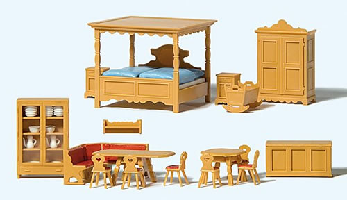 Preiser 17710 - Country House Furniture