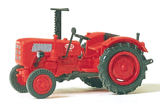 Preiser 17934 - Farm Tractor (red)