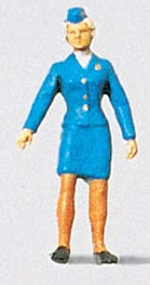 Preiser 28007 - Railway Official (blue)