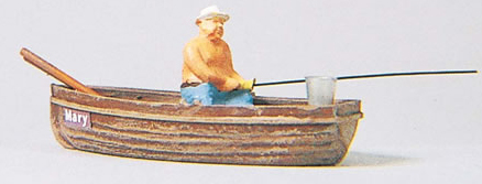 Preiser 28052 - Angler In A Boat
