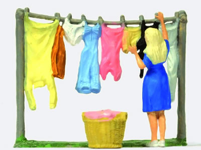 Preiser 28110 - Laundry Day