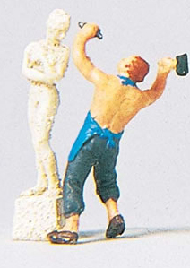 Preiser 29032 - Sculptor With Sculpture