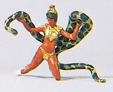 Preiser 29055 - Dancing With A Snake
