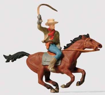 Preiser 29065 - Cowboy on Horse