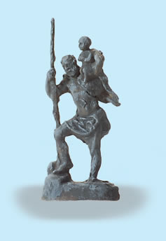 Preiser 29102 - Statue of Saint Christopher