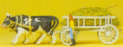 Preiser 30472 - Hay wagon loaded small