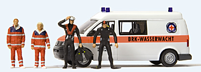 Preiser 33261 - BRK water rescue team