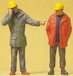 Preiser 45087 - Mdrn workmen standing  2/