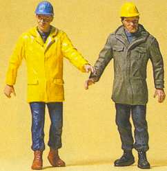 Preiser 45088 - Mdrn workmen walking   2/