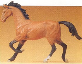 Preiser 47022 - Horse trotting