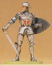 Preiser 52002 - Knight w/sword 1:25