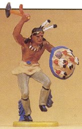 Preiser 54607 - Indian warrior-war dance
