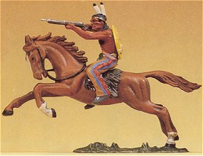 Preiser 54651 - Indian warrior on horse