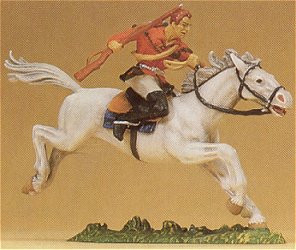 Preiser 54818 - Frontier man on horse