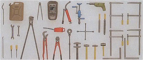 Preiser 57301 - Tool set kit
