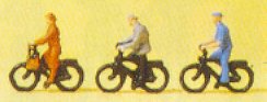Preiser 80911 - People riding bicycles 3/
