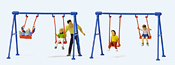 Children on the swings