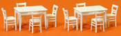 Table & Chairs Wht 10/