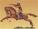 Indian warrior on horse