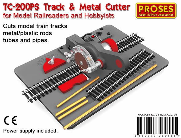 Proses PTC-200-PS Train Track Metal Rod Precision Electric Cutter with UK PSU 