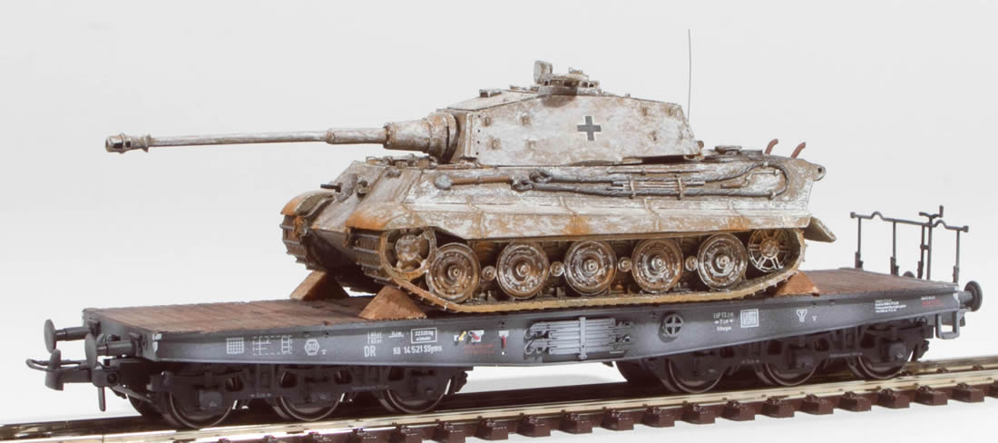 HO Scale Details about   Roco Minitanks Camouflaged Painted King Tiger 2  green camo styles 