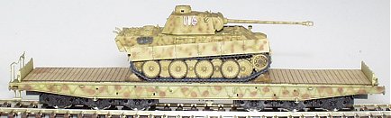 REI REI0050 - Panther Tank On Flat Wagon