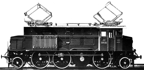 Rivarossi 2120 - Electric locomotive class 1029  in origin livery BBÖ