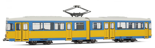 Rivarossi 2375 - German Electric Tram Duewag Gt 6, livery   Gotha “Thüringerwaldbahn”