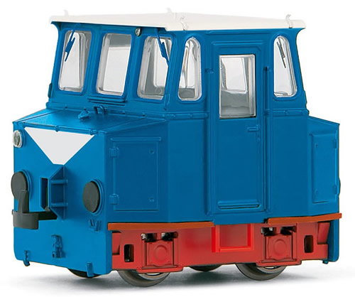 Rivarossi 2379 -  Accumulator shunting locomotive, livery   blue/white of the AW Chemnitz DB AG