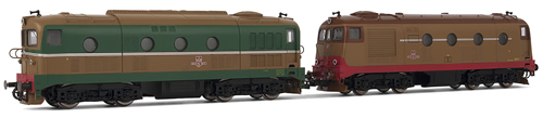 Rivarossi 2430 - Italian Diesel Locomotive Set Class D 341of the FS 