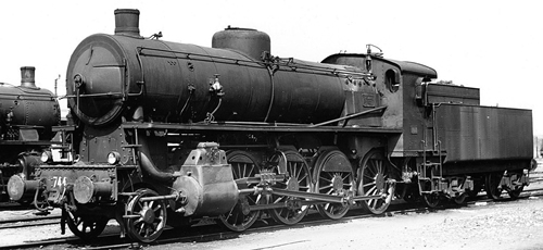 Rivarossi 2459 - Italian Steam locomotive Class Gr.744of the FS