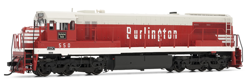 Rivarossi 2528 - General Electric U25C Diesel Locomotive 550 of the Chicago, Burlington & Quincy