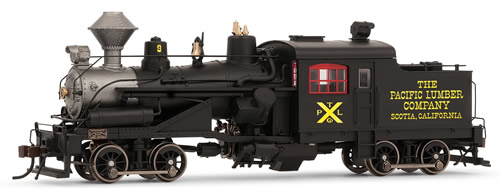 Rivarossi 2609 - Heisler Steam Locomotive - The Pacific Lumber Company 9