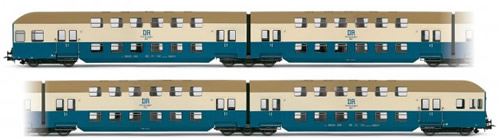 Rivarossi 4127 - Set x 4 coaches double-decker type DBv  DR