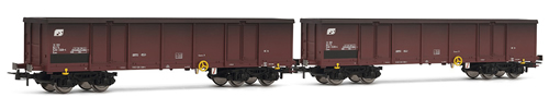 Rivarossi 6288 - Italian Set of 2 Eaos Wagons of the FS