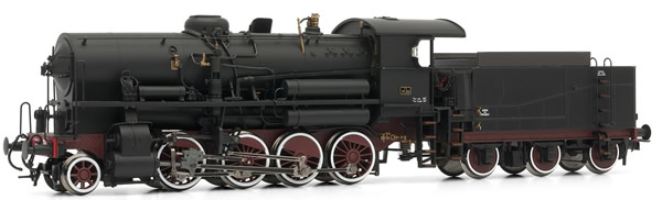 Rivarossi HR2384 - Italian steam locomotive Gr741 205 of the FS; with 3 axle tender